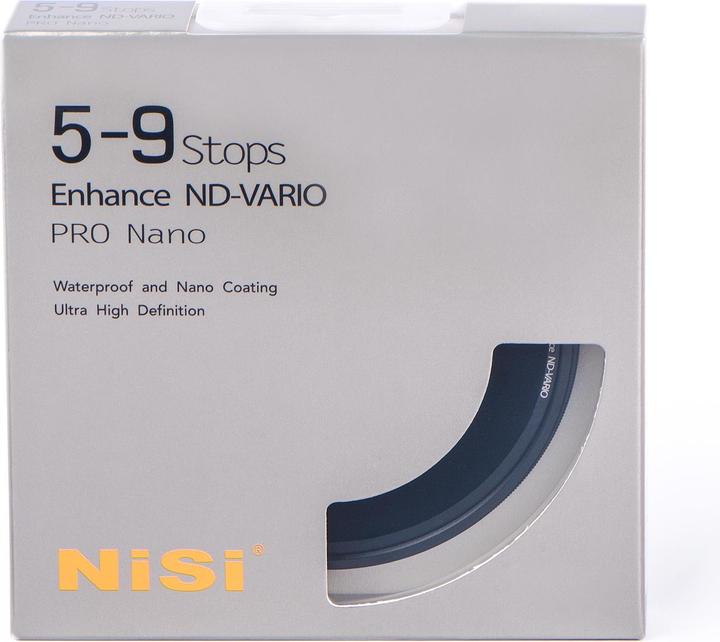 Actual product image Nisi Gray filter Vario Enhanced Pro Nano 5-9 stops 52 mm (52 mm, Neutral density filter)