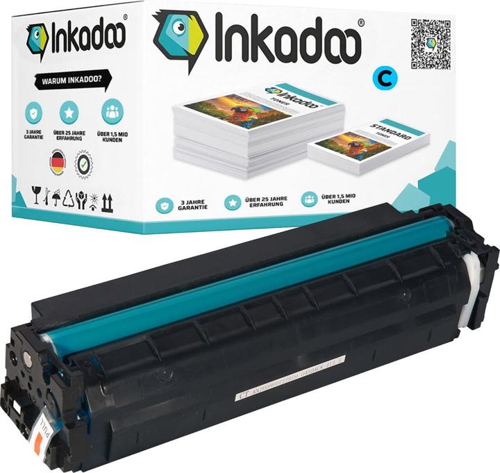 Immagine prodotto Inkadoo Toner compatibile per HP Color LaserJet Pro MFP M 277 dw (C)