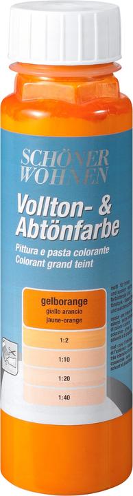 Produktbild Schöner Wohnen Vollton- & Abtönfarbe Gelborange 250 ml (Gelborange, 250 ml)