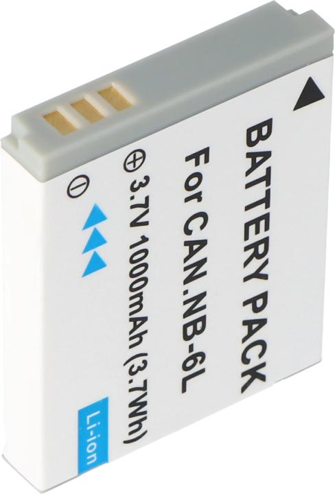 Actual product image AccuCell Battery suitable for Canon Powershot SD770 IS, NB-6L (Rechargeable battery)