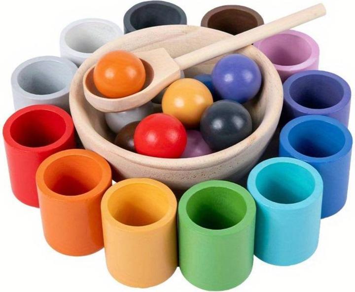Immagine prodotto Milkii Giocattolo di selezione in legno per bambini Montessori