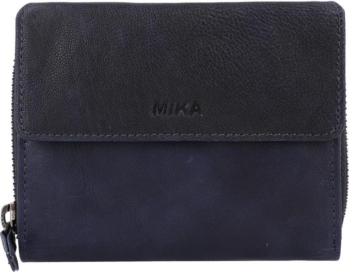 Immagine prodotto Mika Portafoglio da donna, in pelle, colore: navy