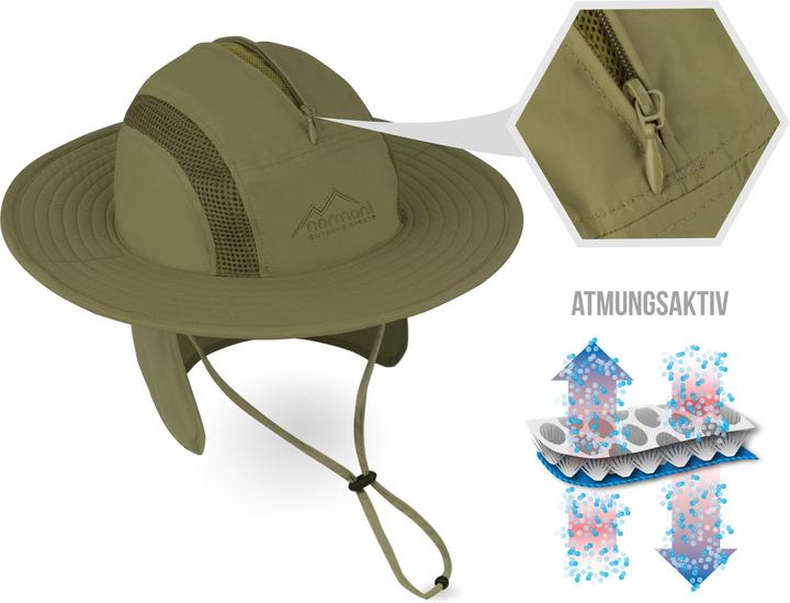 Actual product image Normani Bush Hat New Zealand (L)