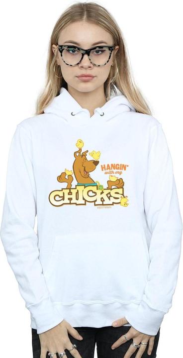 Immagine prodotto Scooby Doo Hangin With My Chicks Felpa con Cappuccio Donna (XXL)