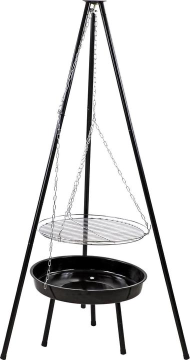 Actual product image Dema Dreibeingrill Dreibein Grill Schwenkgrill Holzkohlegrill Ø 49 cm Höhe 150 cm (84 cm)