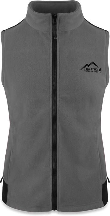 Actual product image Normani Ladies' fleece waistcoat "Barrie" grey (XS)