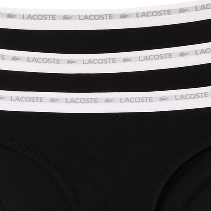 Produktbild Lacoste 3-pack Stretch Cotton logo briefs (XS, 3er Pack)