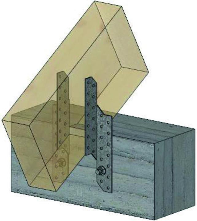 Actual product image Simpson Sst Rafter purlin anchor (Rafter purlin anchor, 1 pcs.)
