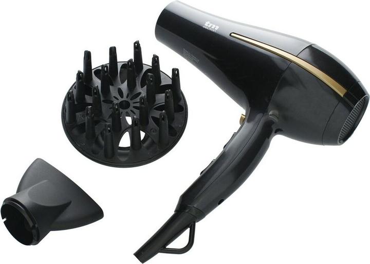 Actual product image TM Electron TMHD126 Professional Hair Dryer AC Motor 2400W Ionic Function 3 Heat and 2 Speed Settings - 1 Unit