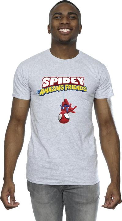 Immagine prodotto Spider-Man Hanging Upside Down Maglietta Uomo (L)