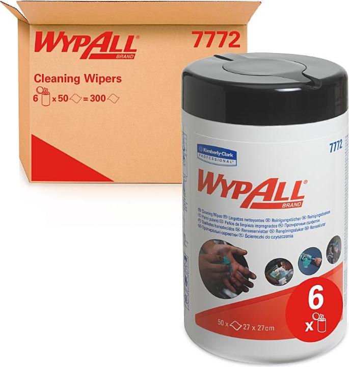 Immagine prodotto Wypall Salviette umidificate per la pulizia Scatola da 50 pezzi (50 pz.)