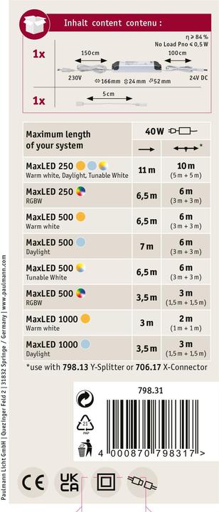 Produktbild Paulmann MaxLED Power Supply