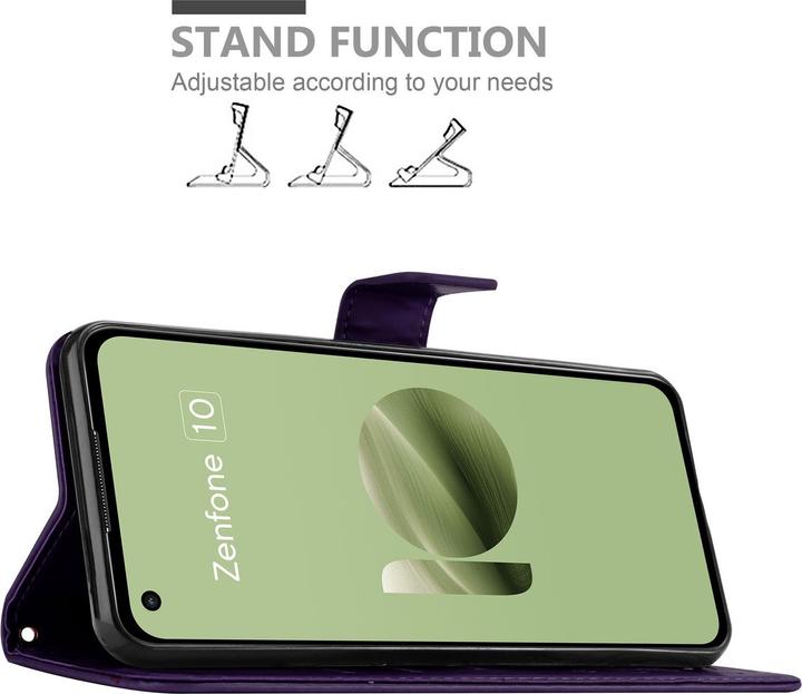 Actual product image Cadorabo Case for Asus Zenfone 10 Flower Book (Asus Zenfone 10)