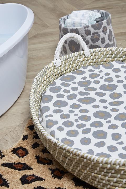 Produktbild Meyco Wickeltichkörbchen medium Panter neutral