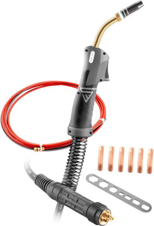 Actual product image Stahlwerk Welding torch MIG MAG AK25/MB25 for aluminium with 3 m hose package