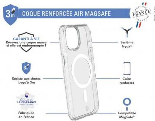 Actual product image Force Case AIR case for iPhone 15 Series (Apple iPhone 15)