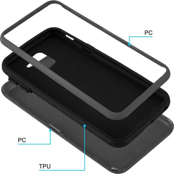 Immagine prodotto Cadorabo Copertura ibrida 3 in 1 (3 pezzi) (Samsung Galaxy J6 (2018))