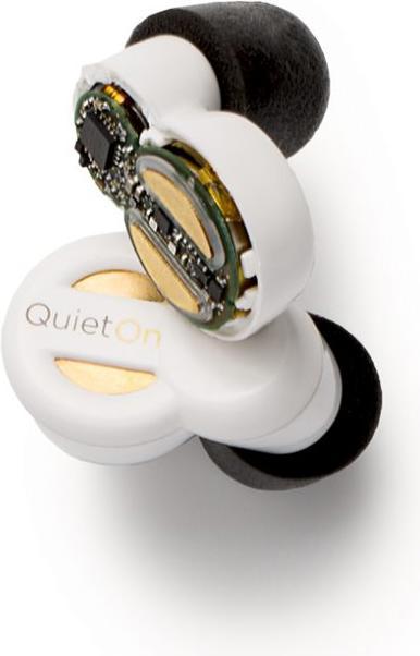 QuietOn Active Noise Cancelling Earplugs (ANC, 50 h, Kabellos)