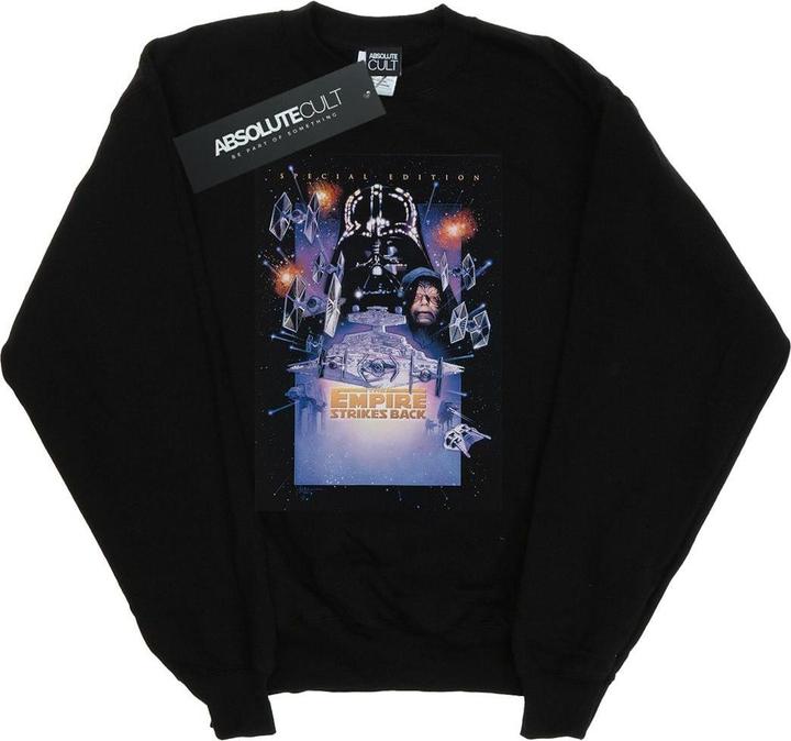Actual product image Star Wars Mens Episode V Movie Poster Sweatshirt (L)