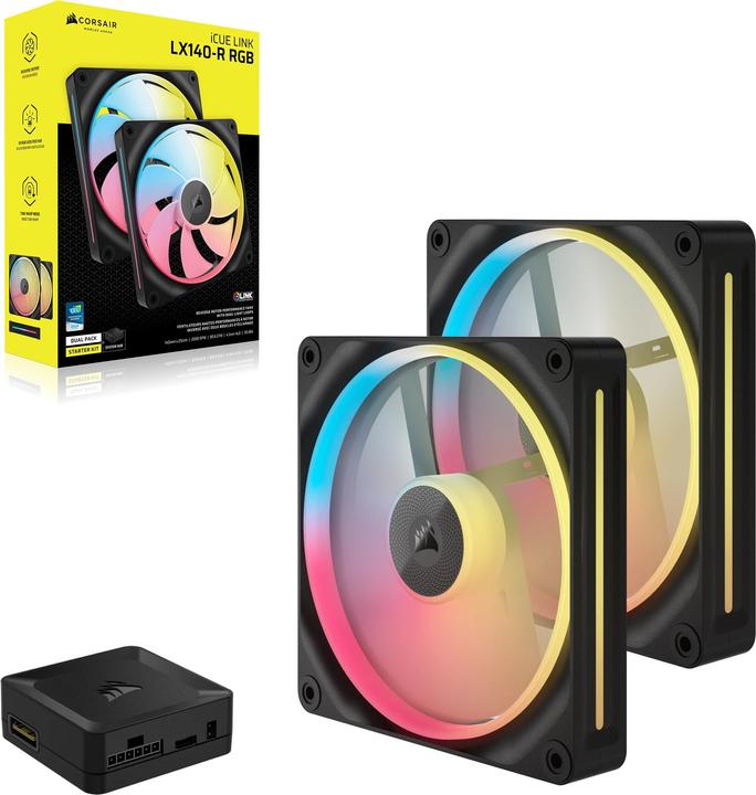 Actual product image Corsair LX140-R (140 mm, 2 x)