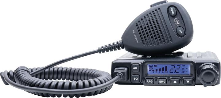 Image du produit PNI Escort HP 6550 Radio CB avec ECH01 installé, multistandard, 4 W, AM-FM, 12 V, ASQ, m