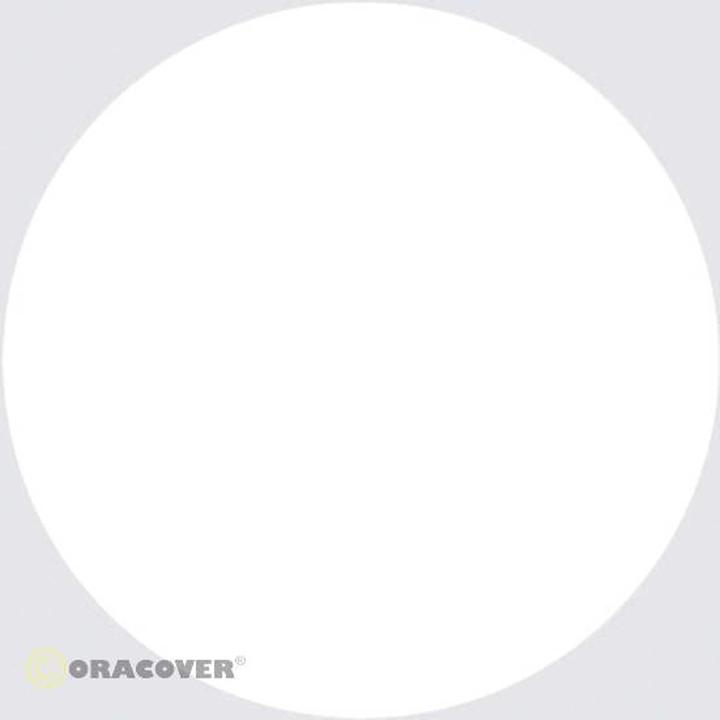 Produktbild Oracover oralight bügelfolie weiss deckend # 110 1 meter