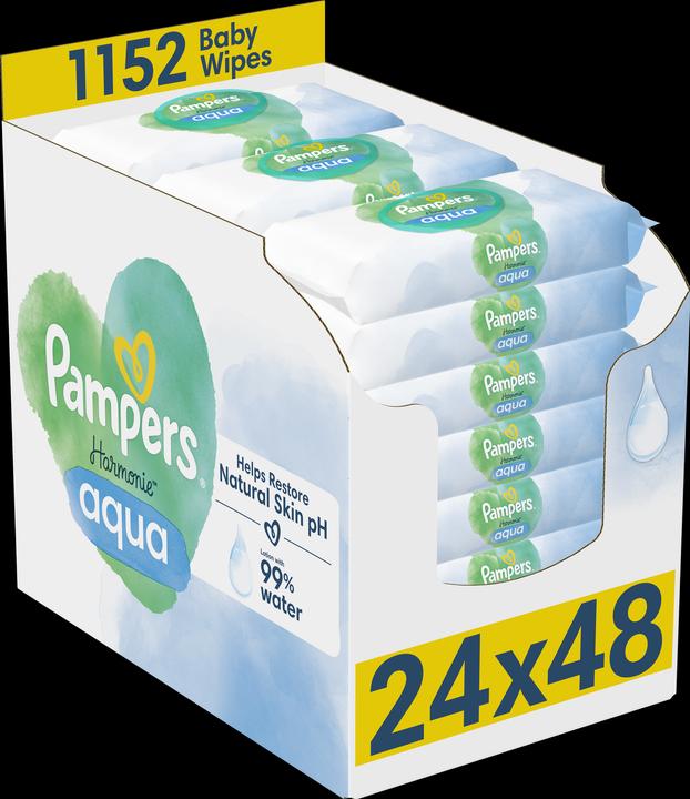 Produktbild Pampers Harmonie Aqua (1152 Stück)