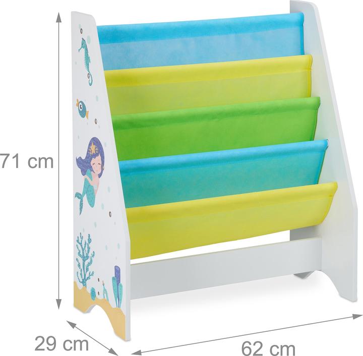 Actual product image Relaxdays Children bookshelf