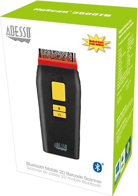Immagine prodotto Adesso Porta medica Bluetooth. Codice a barre Sca, NUSCAN (Codici a barre 1D, Codici a barre 2D)