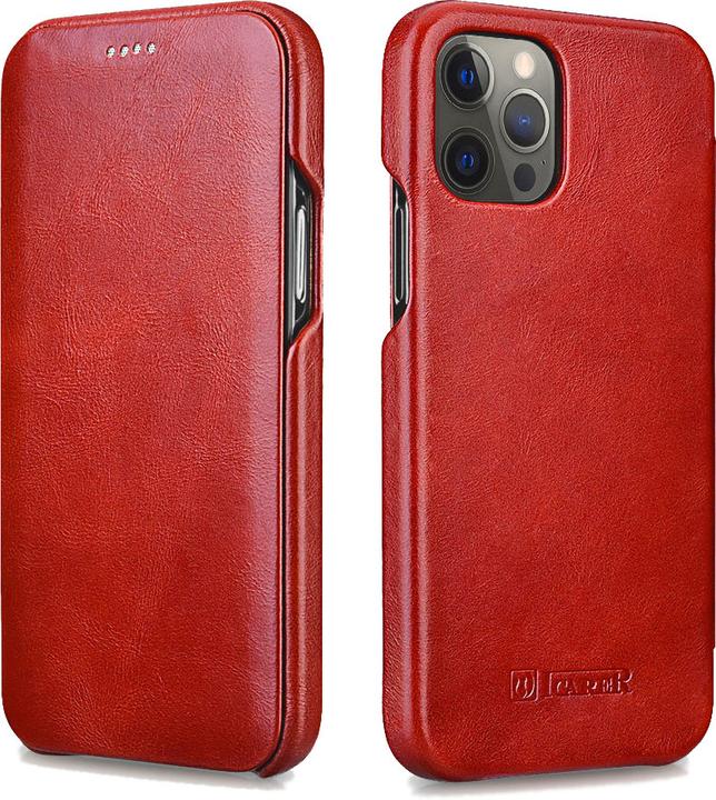 Actual product image iCarer Etui cuir avec rabat (Apple iPhone 12 Pro Max)