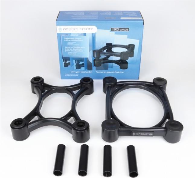 Immagine prodotto Isoacoustics ISO-200Sub isolati per il subwoofer (1 pz., Cavalletto, Non mobile)