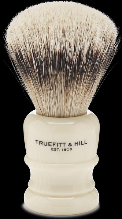 Actual product image Truefitt & Hill Shaving brush silver point Wellington Faux Ivory (Shaving brush)