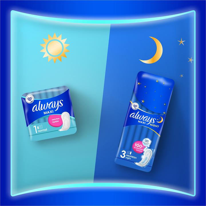 Produktbild Always Maxi Normal (9 x, Damenbinden)