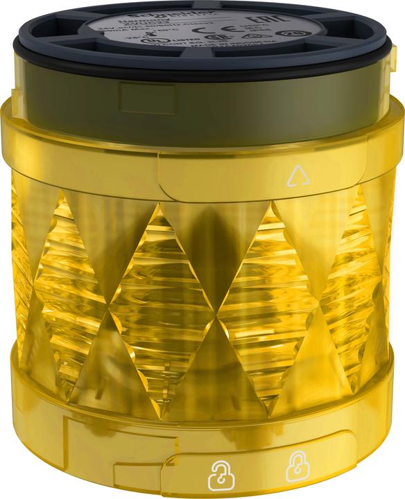 Schneider Electric Yellow LED Beacon, Steady, 60mm, 24 V