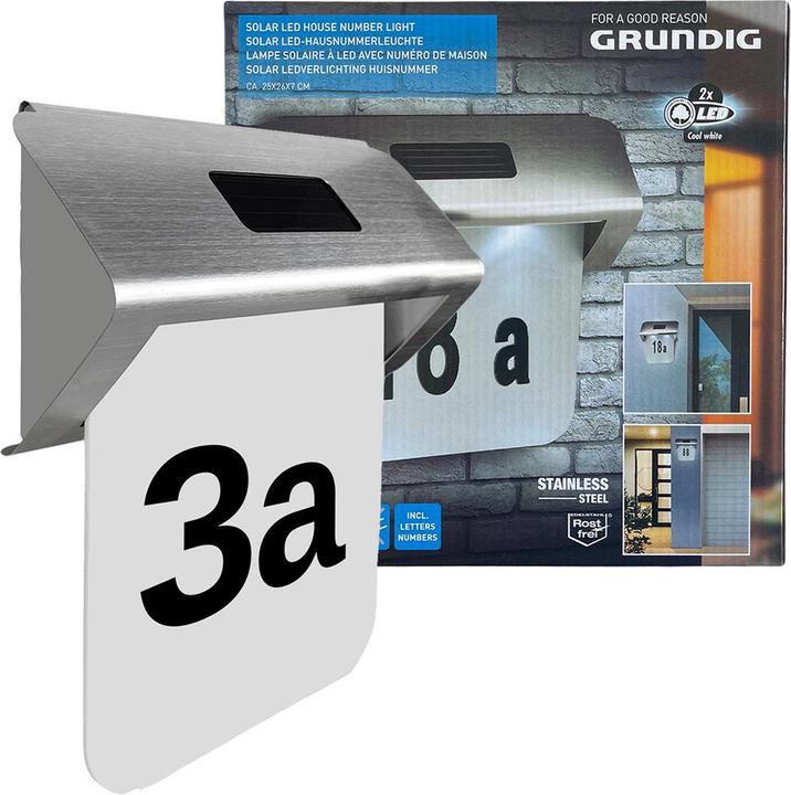 Immagine prodotto Grundig Luce del numero civico a LED solare