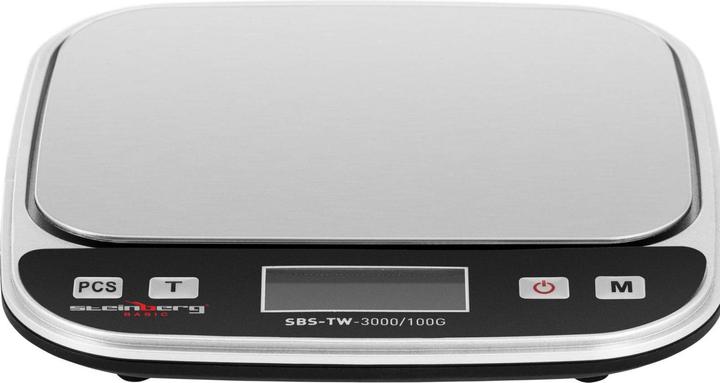 Produktbild Steinberg Tischwaage 3 Kg 0 1 G Digitalwaage Zählwaage Küchenwaage Briefwaage