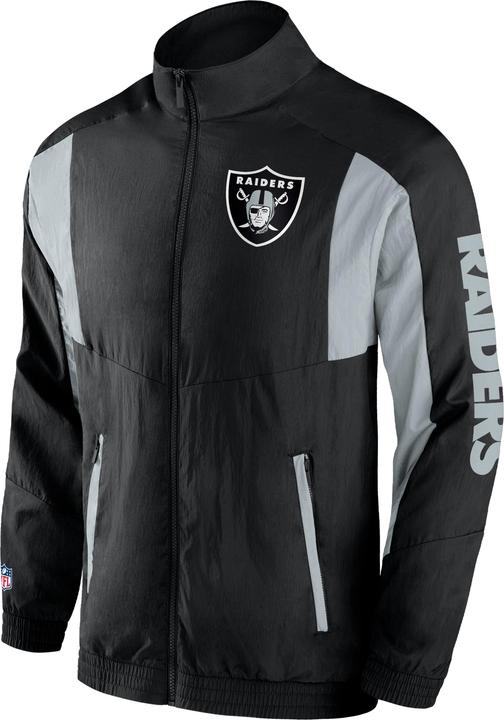 Immagine prodotto Fanatics Giacca da allenamento Las Vegas Raiders Foundation Crinkle - M (M)
