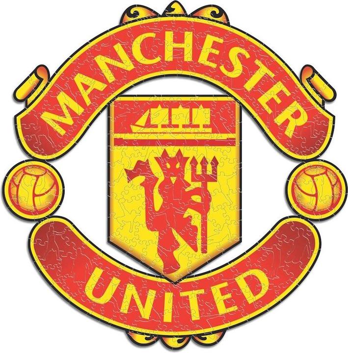 Produktbild Iconic FC Manchester United - Logo - Holz Puzzle Grösse L (500 Teile) (500 Teile)