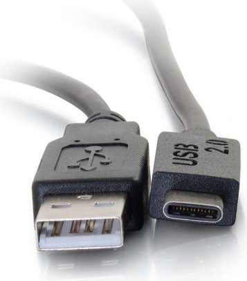 Image du produit C2G 4m USB 2.0 USB Type C vers USB A Cable (4 m, USB 2.0)