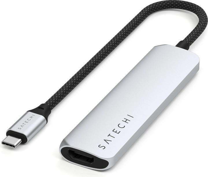 Satechi Hub multiport Slim 4 Argent (USB-C, 4 Ports)
