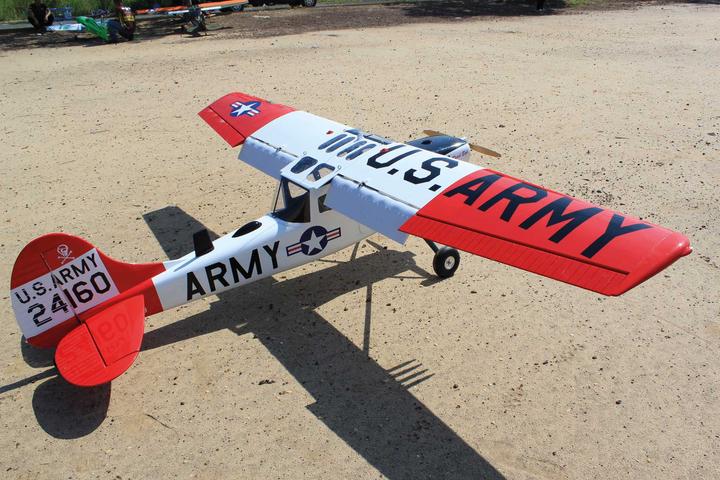 Productafbeelding Seagull Models ( SG-Models ) Cessna Bird Dog "DeadEye" 122" ARF 75-125CCm (Schaalmodel)