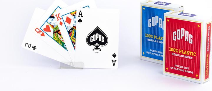 Productafbeelding Copag Plastic pokerkaarten Deck Regular (Duits, Frans, Italiaans, Engels)