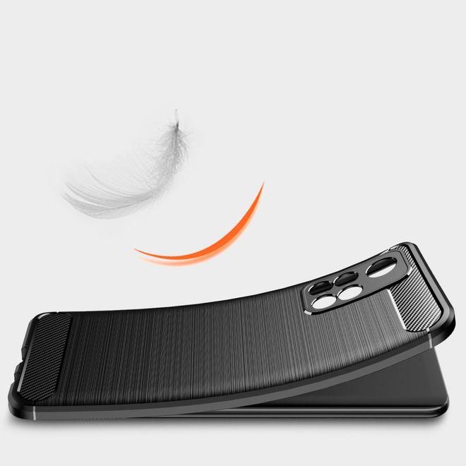 Image du produit MU Style Série Softcase TPU en fibre de carbone (Xiaomi Poco M4 Pro 5G)