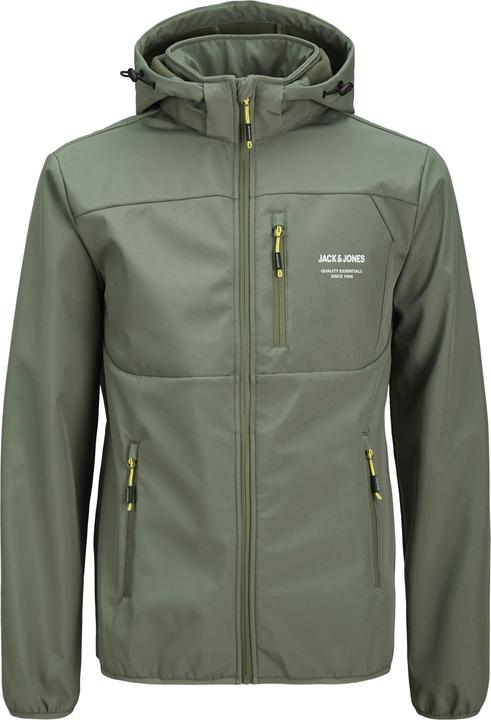 Produktbild Jack & Jones JACK&JONES PLUS JJTHEO SOFTSHELL JACKET PLS Heren Jas - Agave Green (4XL)
