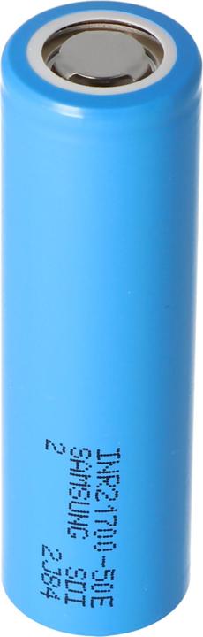 Actual product image Samsung Battery INR21700 50E max. 15A (1 pcs., 21700, 5000 mAh)