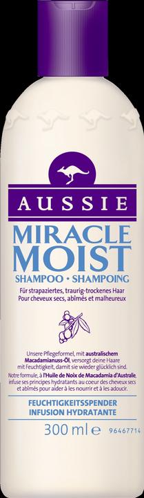 Image du produit Aussie Miracle Moist (300 ml, Shampoing liquide)