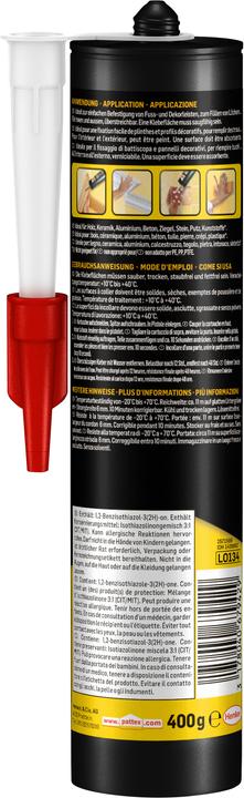 Actual product image Pattex Mounting adhesive Gluing instead of drilling (400 g, 1 ml)
