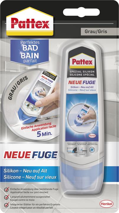 Produktbild Pattex Perfektes Bad Neue Fuge Grau (Grau)