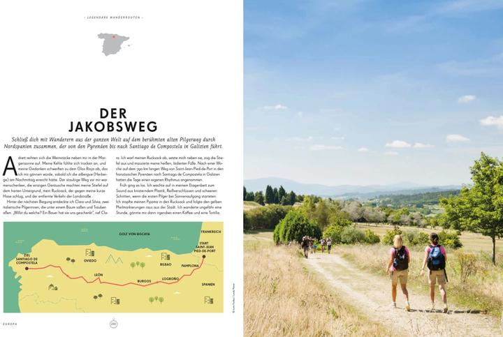 Produktbild Legendäre Wanderrouten (Deutsch, Lonely Planet, 2020)