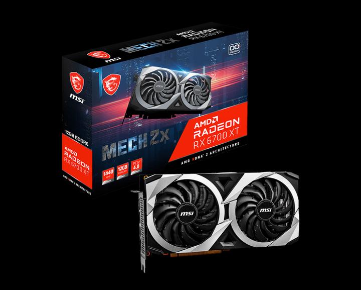 Produktbild MSI Radeon RX 6700 XT MECH 2X 12G (12 GB)